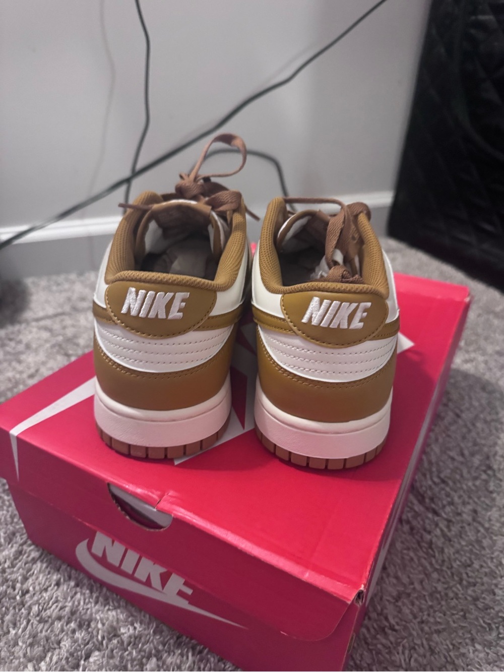 Nike Dunk Low Pale Ivory Wheat - Picture 4 of 6